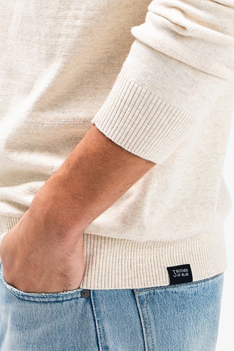 LT CLIFDEN CREW BEIGE GREY 6