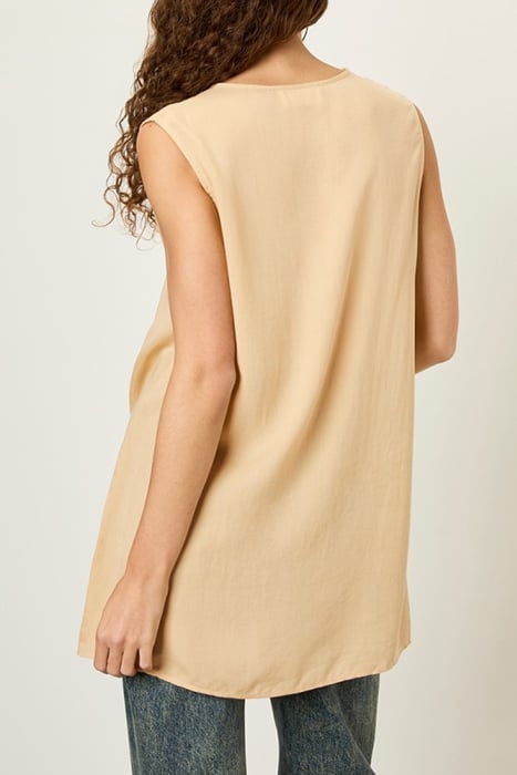 U COLLAR SLEEVELESS LONG TOP NOMADE 2