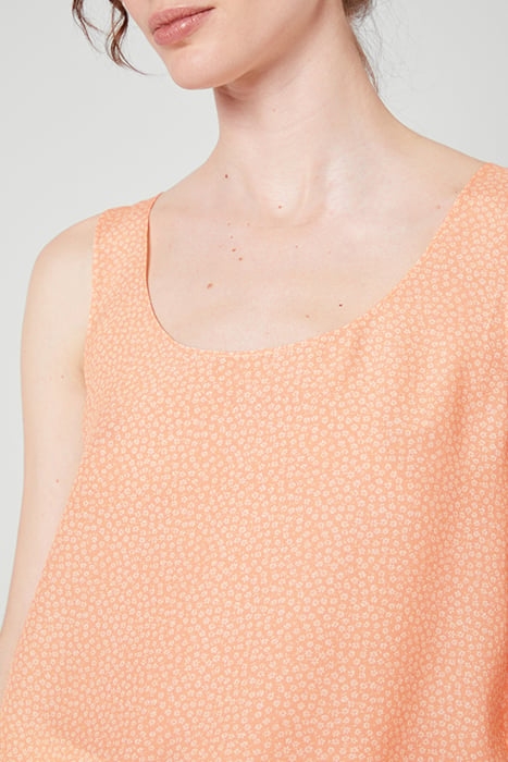 SHORT TOP WITHOUT SLEEVES U COLLAR DOUCETTE 5