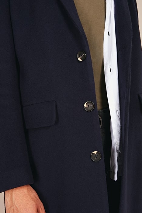 LONG SLEEVES-MID LENGTH COAT NAVY 5