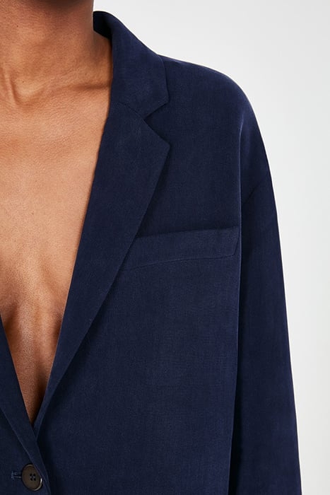 STRAIGHT MID-LENGTH BLAZER NAVY 4
