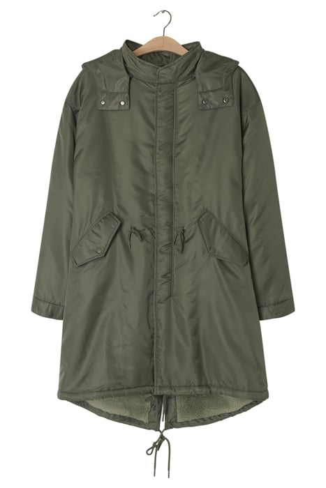 HOODED LONG-SLEEVES PARKA BOA 1