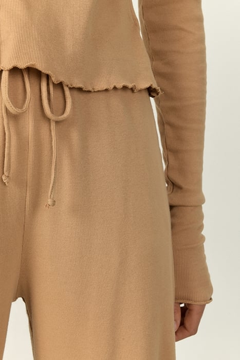 BOAT COLLAR FITTED TEE-SHIRT PRALINE 5