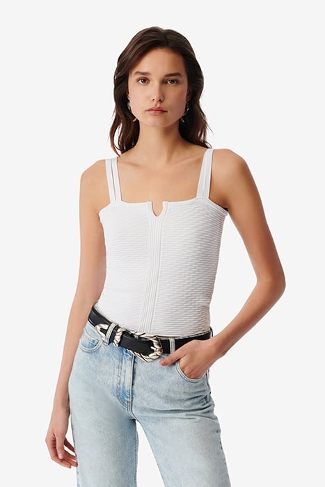 NICEA TANK TOP IN WHITE 1