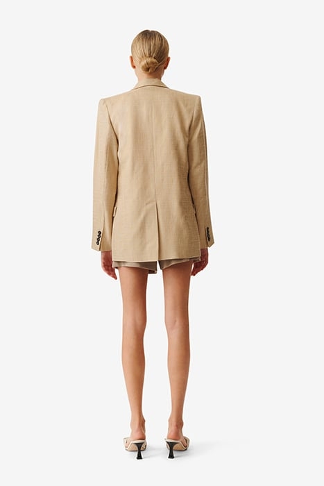 DANYS SINGLE BREASTED COAT IN CAMEL 2