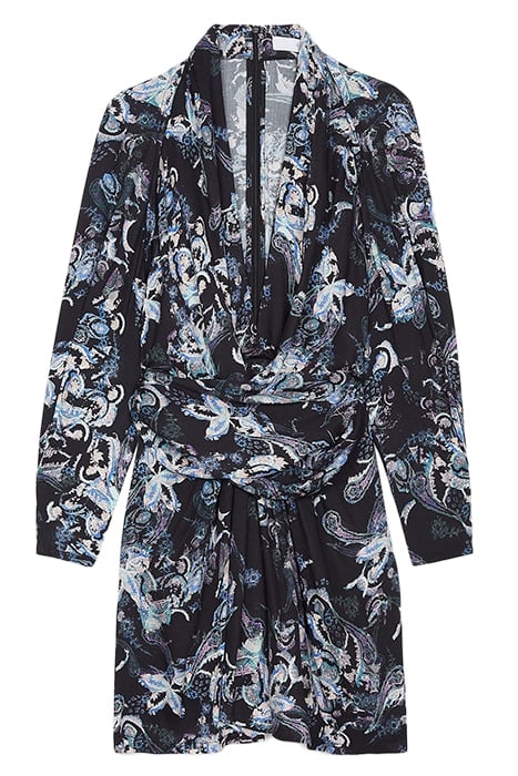 CAMOLLA DRESS IN BLACK MULTICO 4