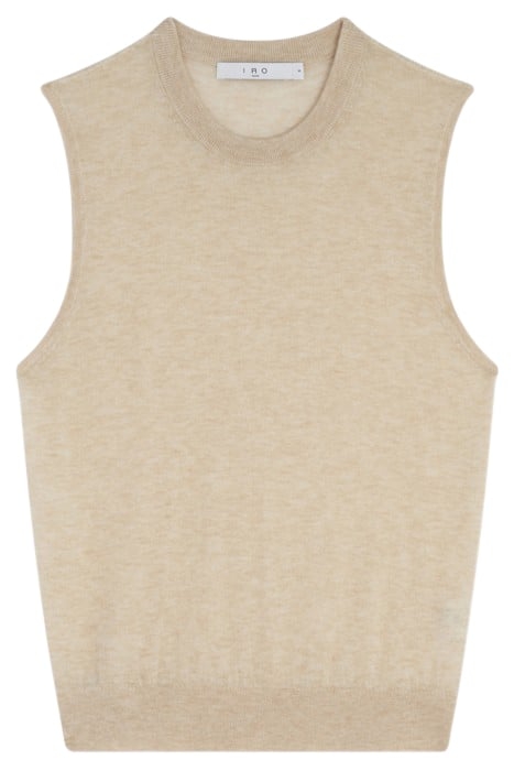 LUCILLA KNITTED SWEATER IN LIGHT BEIGE 4