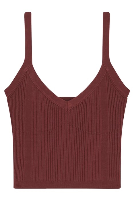 POSALA TANK TOP IN BURGUNDY 4