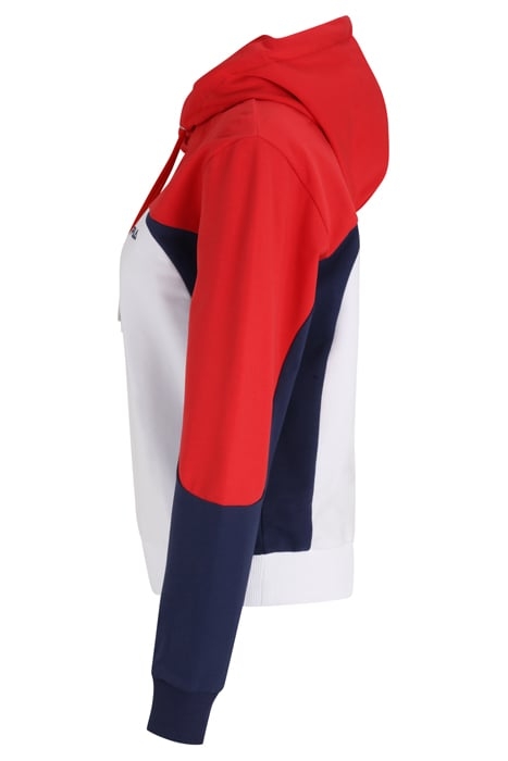 BISIGNANO HOODY BRIGHT WHITE-MEDIEVAL BLUE-TRUE RED 3