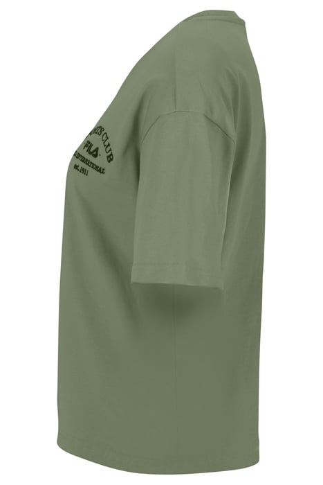 BOMS LOOSE FIT TEE OIL GREEN 3