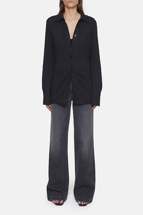 WAISTED BLOUSE SHIRTS & BLOUSES BLACK 3