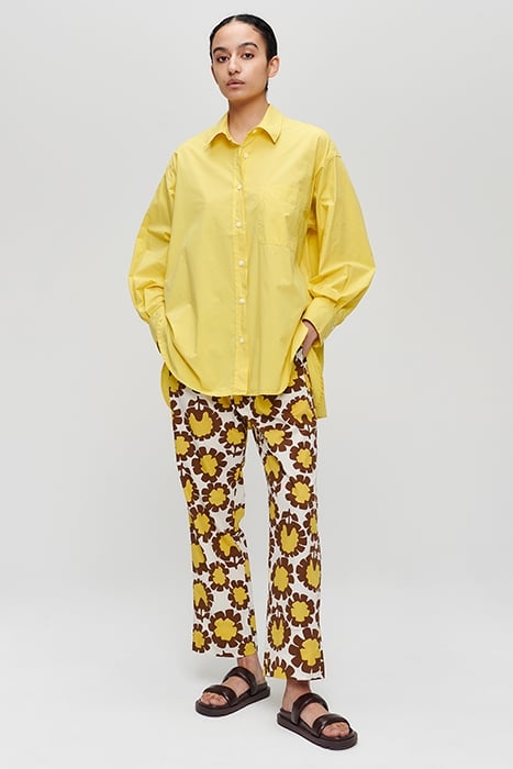 WIDE ORGANIC COTTON SHIRT YELLOW 2