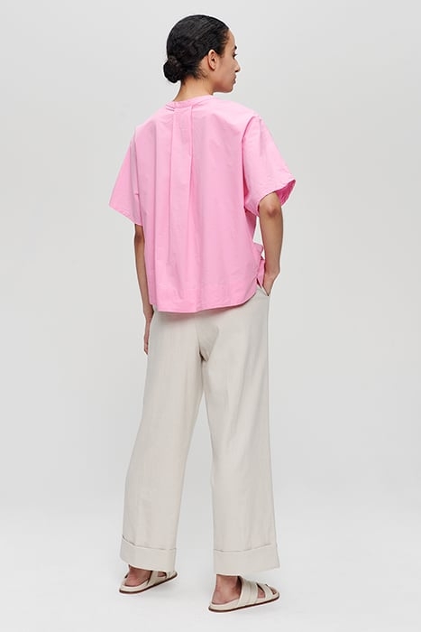 LINEN MIX PLEATED PANTS SIMPLY TAUPE 3