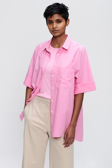 ORGANIC COTTON SHORT SLV SHIRT PEONIA 1