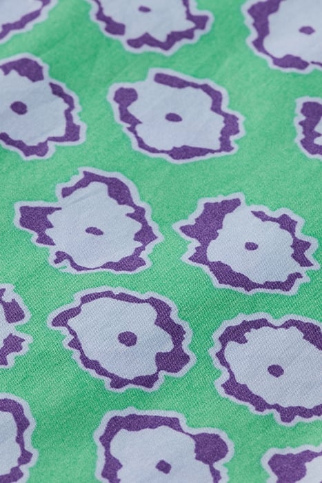 GIRLS MIXED PRINT SHORT-SLEEVED SHIRT POPPY FIELD PATCHWORK 7