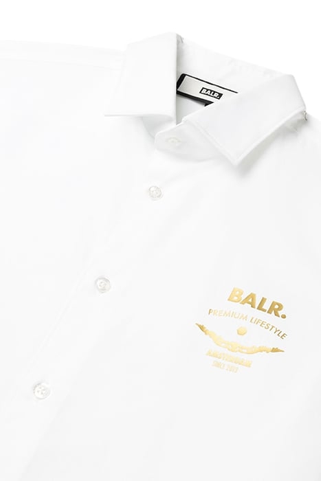 PHILLIPE SLIM EMBLEM SHIRT BRIGHT WHITE 7