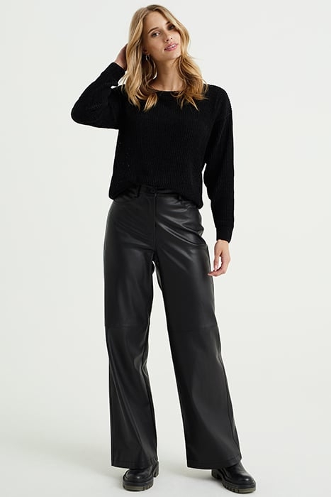 KNITTED PULLOVER BLACK 3