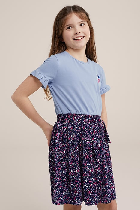 DRESS MID LENGTH BLUE 1