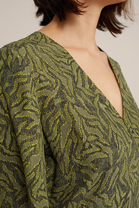 DRESS MID LENGTH GREEN 6