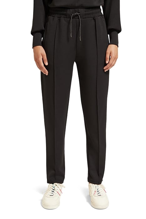 MODAL STRAIGHT LEG SWEATPANTS EVENING BLACK 1