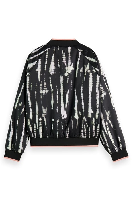 REVERSIBLE PRINTED BOMBER TIE DYE ROPE 4