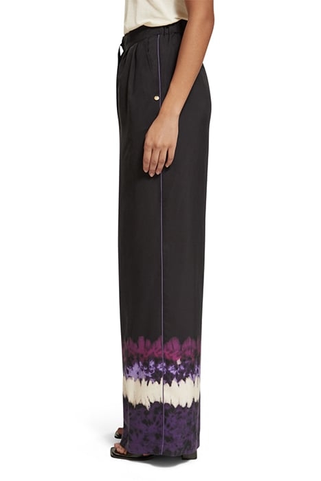 ELENI - HIGH RISE WIDE LEG PYJAMA PANTS DIP DYE STRIPE 6