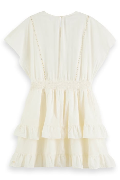 MINI DRESS WITH BRODERIE ANGLAISE SOFT ICE 4
