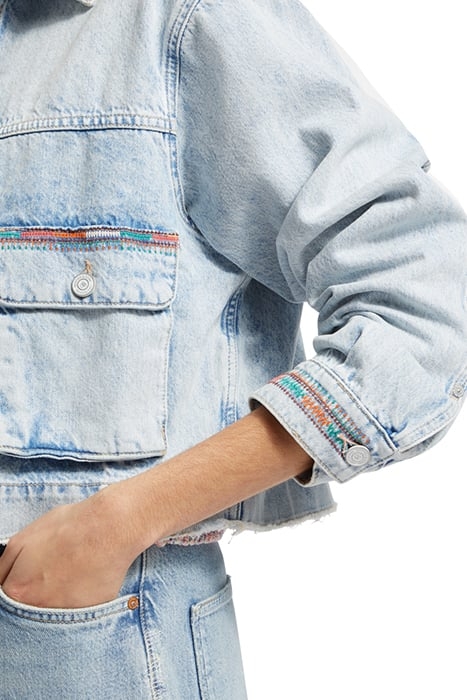 CROPPED DENIM JACKET — SEA STAR 7