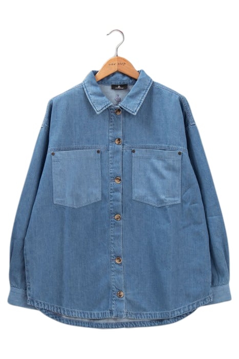 CESAR - CHEMISE EN JEAN BABY BLUE WATERLESS 1