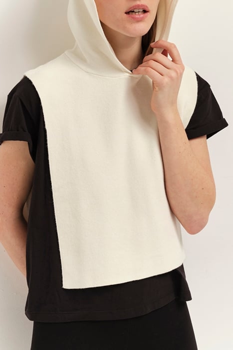 AXEN - ECRU KNITTED HOODED COLLAR 3