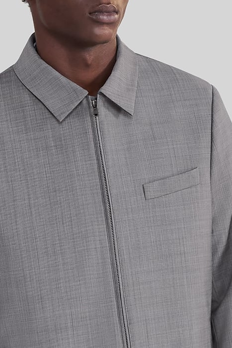 MINK SEMI-PLAIN FABRIC TRAVEL SUIT JACKET 6