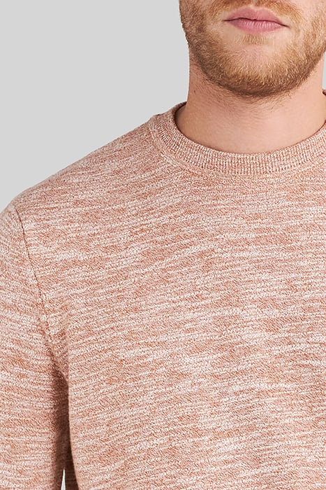 AMBER MOULINÉ KNIT ROUND NECK SWEATER 6