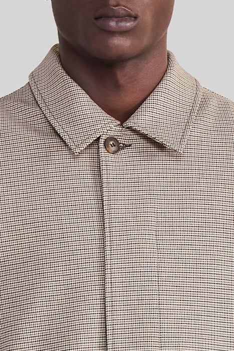 MINK CHECK TRENCH COAT 6