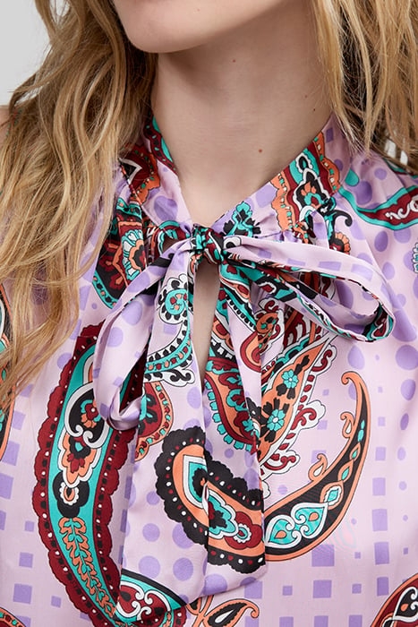 MARSHMALLOW RECYCLED TOP WITH XL PAISLEY PRINT 5