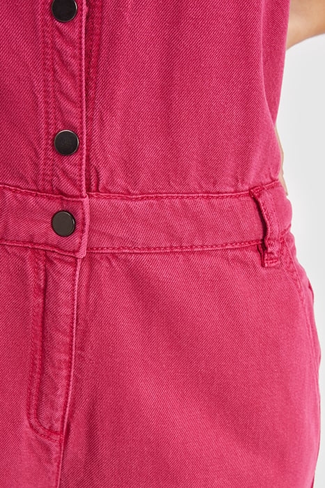 MAGENTA DENIM JUMPSUIT 6