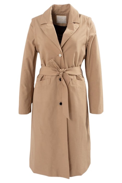 BEIGE TRENCH COAT WITH DETACHABLE SLEEVES 4