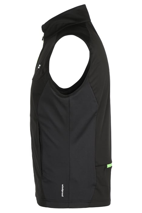 RIALTO WINDSTOPPER RUNNING VEST BLACK 6
