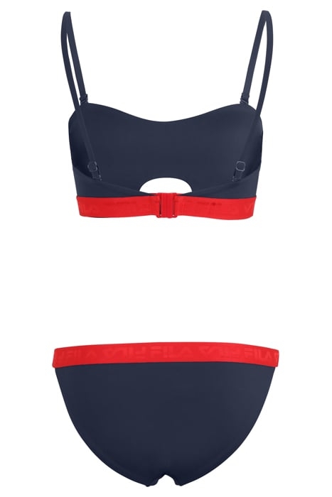 SANMING BANDEAU BIKINI BLACK IRIS 5