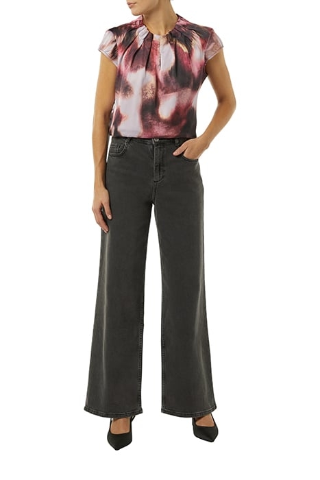 COMMA BLOUSES PLUM AOP 2