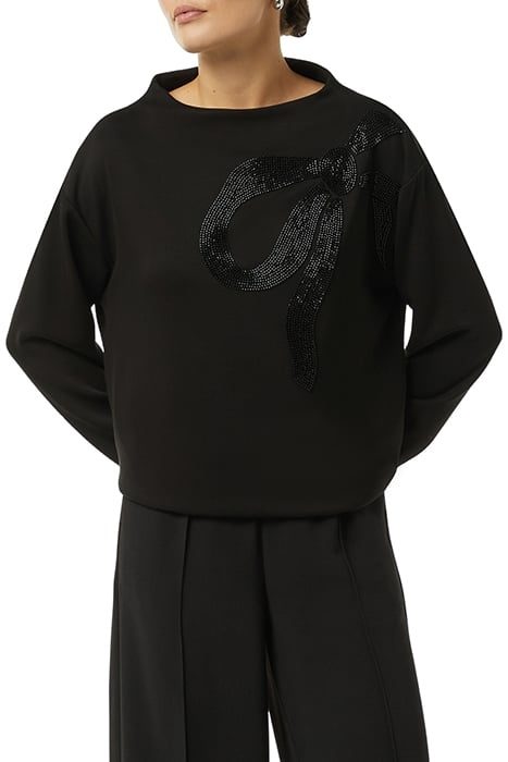 COMMA SWEATSHIRTS GREY/BLACK 1