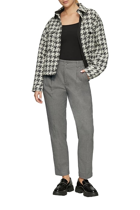 S.OLIVER PANTS GREY/BLACK 2