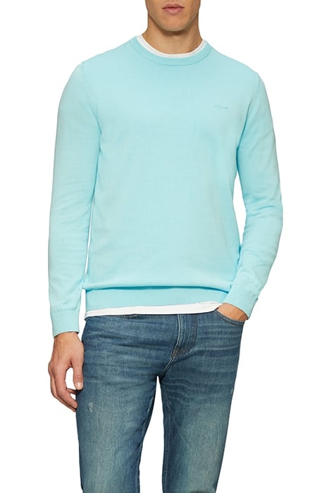 S.OLIVER PULLOVER BLUE-AQUA 1