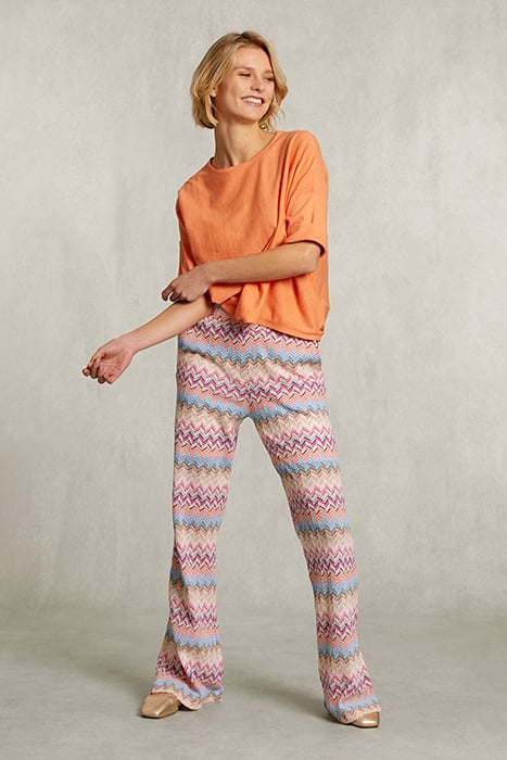 ORANGE SWEATER AJOUR 3