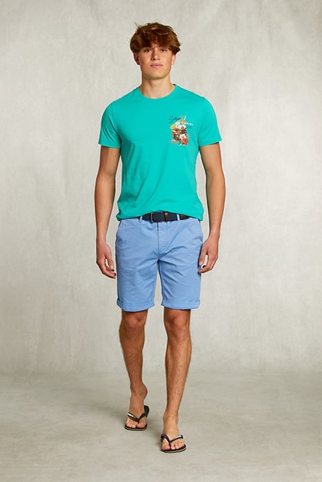 NORMAL FIT BASIC T-SHIRT CITRUS MEL GREEN 3