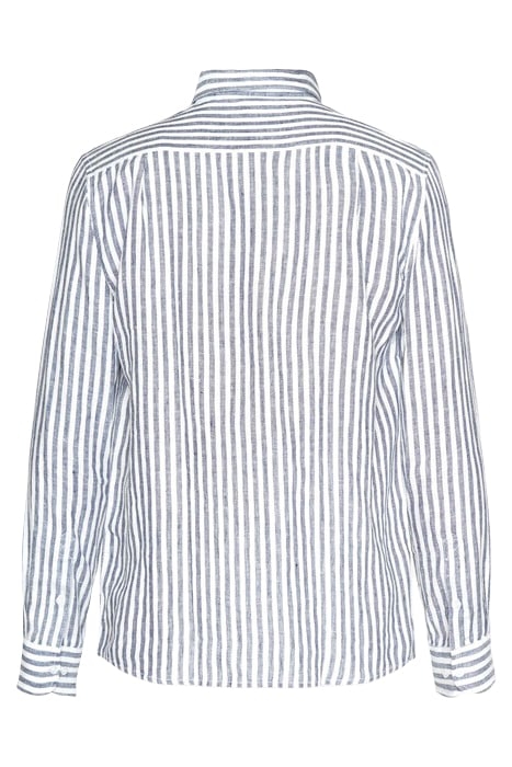 GREGSI LINEN STRIPE BLUE CAPTAIN 5