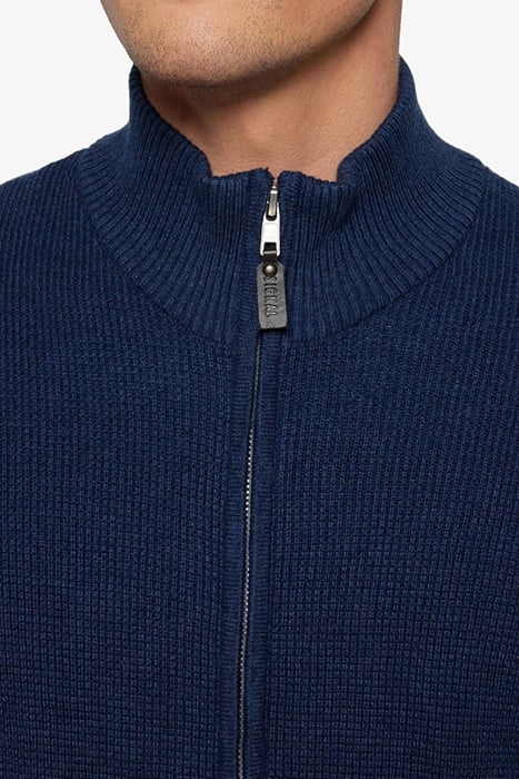 ANDERSSI STRUCTURE CARDIGAN + MID BLUE MELANGE 6