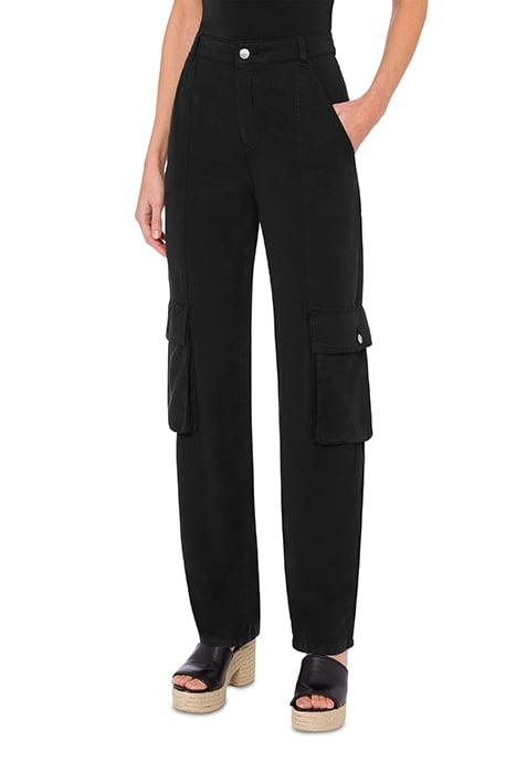 BLACK LYOCELL PANTS BLACK 1