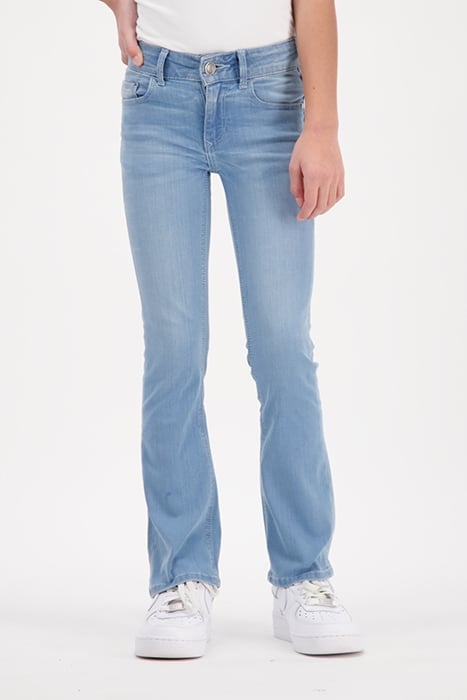 GIRLS MELBOURNE JEANS LIGHT BLUE STONE 1