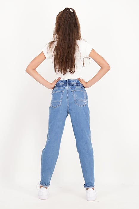 GIRLS DAKOTA JEANS MID BLUE STONE 4