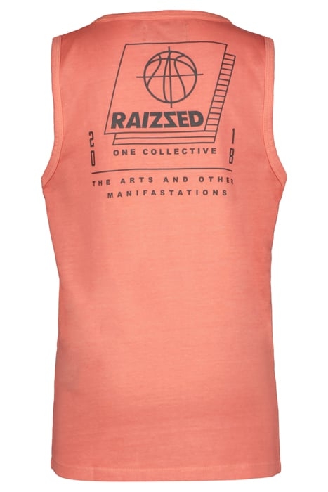BOYS TRIBECA SINGLET ORANGE ICE 2